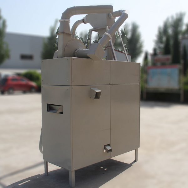 outlet side of corn cleaner
