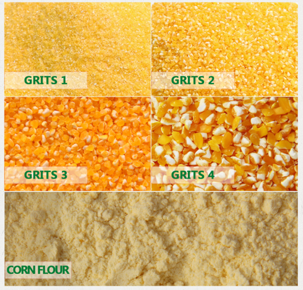corn mill machine fnished product
