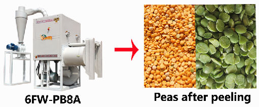 beans peeling machine