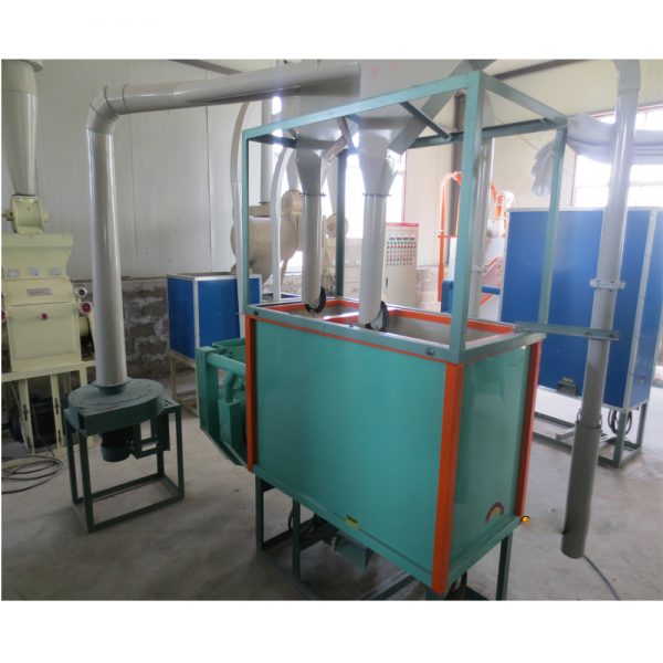 The side of Corn grinding machine