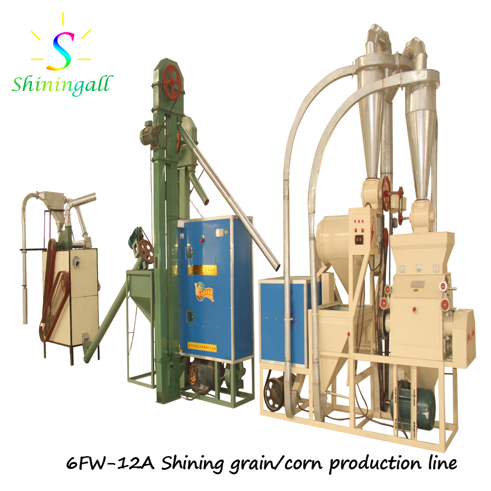 Samll flour mill plant 6FW-12A