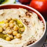 hummus in the Mediterranean (chick peas)