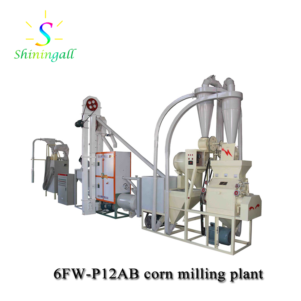 About 6FW-12A Shining flour mill plant