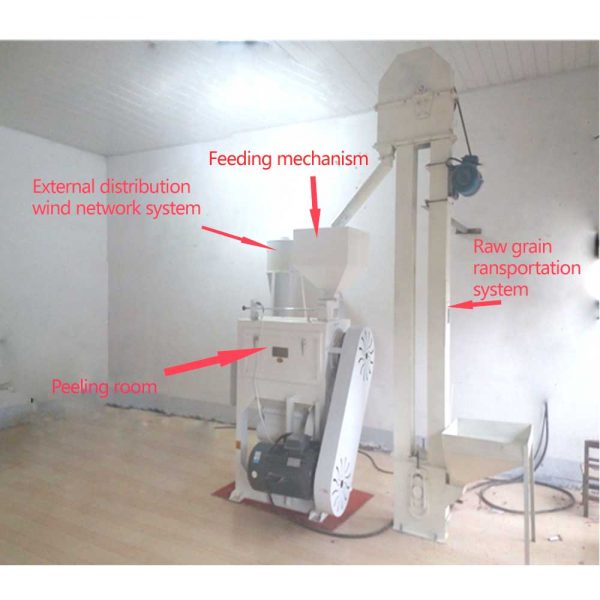 Details about 6FW-S18 mini dal mill is beans/grain peeling without splitting. The quality is high, the use time is 5 years longer than the products in the same industry, the peeling rate reaches 98%, and the raw grain loss is low.