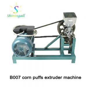 corn puffs extruder machine