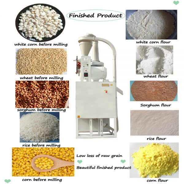 Mini flour mill machine finished product