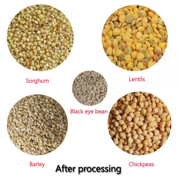 6FW-S18 mini dal mill finished product after processing