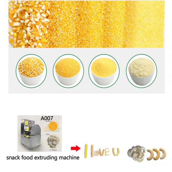 About electric corn mill finished product to apply