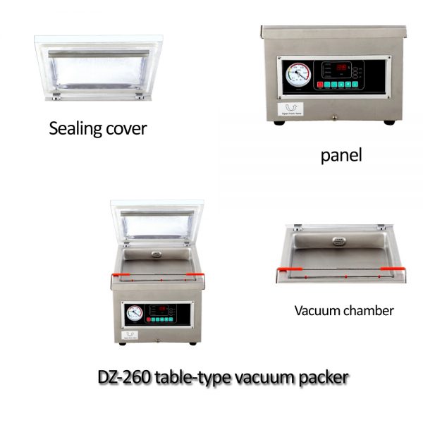 Vacuum packaging machine decomposition