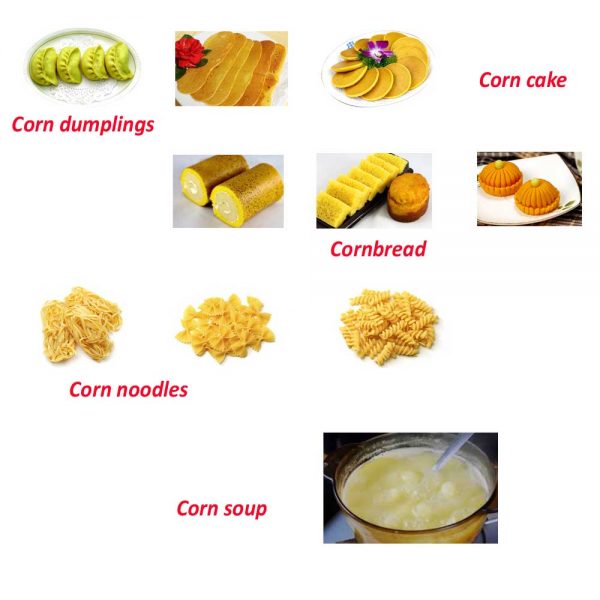 Various corn delicacies