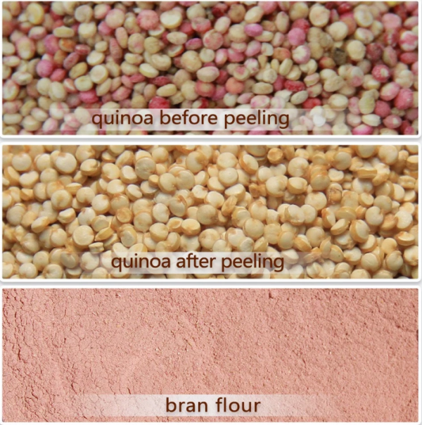 Quonia peeling machine