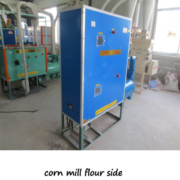 electric corn mill machine side