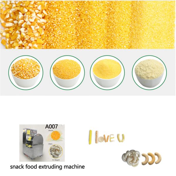 electric corn mill machine finished product