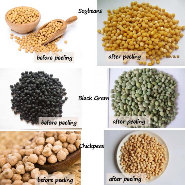 beans peeler machine