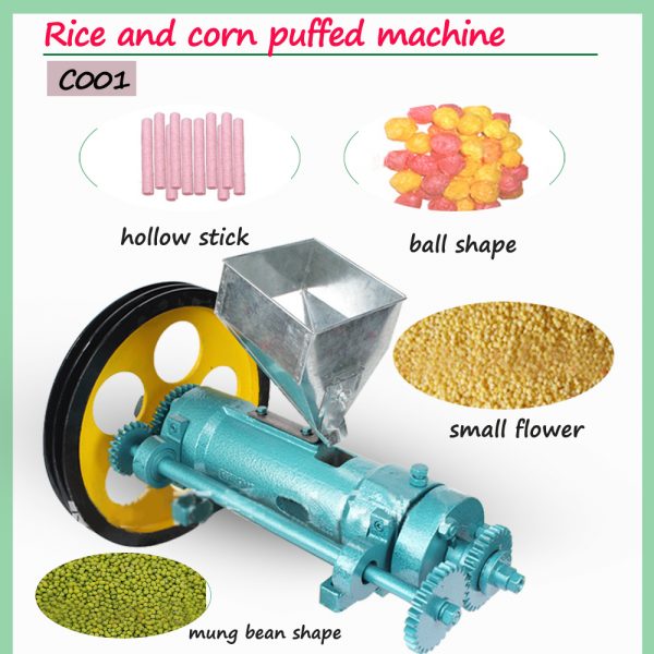 maize corn popping machine