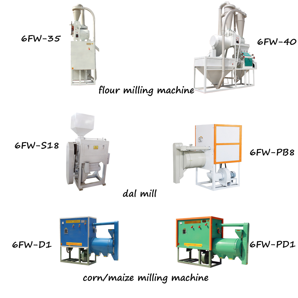 roller flour mill &dal mill & corn mill