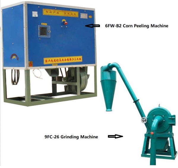 corn flour milling machine