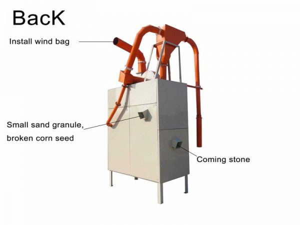 back of bean cleaning machine
